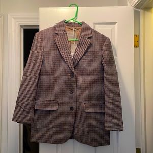 Everlane reWool ‘80s Blazer in Brown Houndstooth